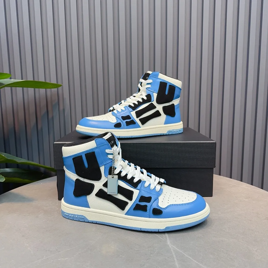 Men's shoes💰620💰 AMIRI AMIRI trendy brand hot sale🔥 Available all year round✅Couples💑 Official website synchronization Imported fabrics 1⃣️ratio 1⃣️Re-engraved, original factory special original sole, 35-45 (38.45. Non-refundable)
